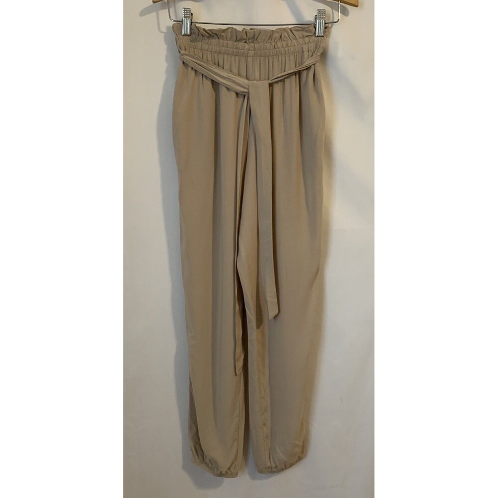 BCBGeneration Womens Size XXS Pants Paper Bag Pull On Trousers Jogger Hem